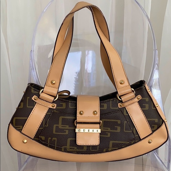 Guess Handbags - Vintage  90s Guess Baguette Shoulder Bag